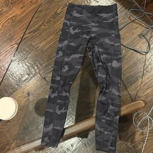 Black camo athleta leggings